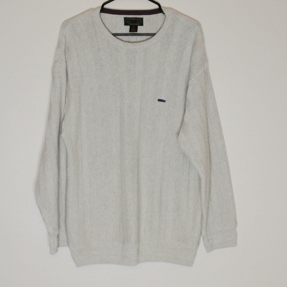 vintage Alexander Julian knitted crewneck sweater